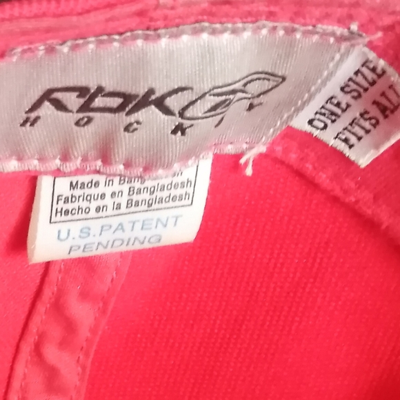 Reebok Hockey Red Men Sports Cap One Size - Picture 5 of 5